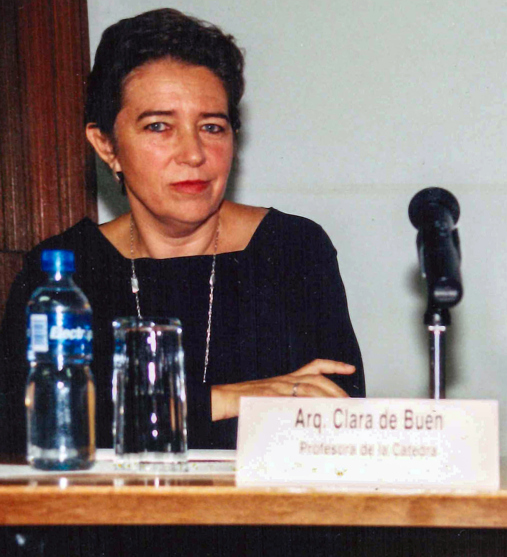  Arq. Clara de Buen. Fotografía: Archivo de la Coordinación de Producción Audiovisual FA