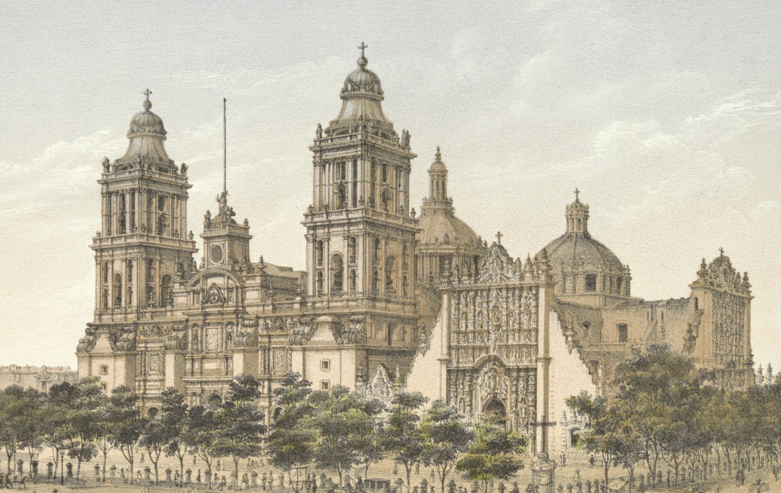 Casimiro Castro, Catedral de México, 1869. Dominio público