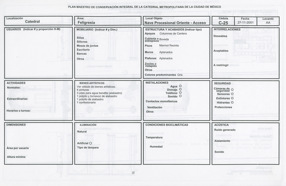 Ejemplo de fichas de trabajo y análisis. (AGP 01-370, AAM-FA/UNAM)