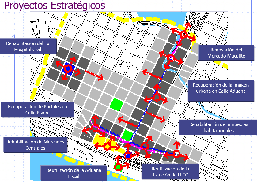 Proyectos estratégicos para Tampico. (AGP 97-300, AAM-FA/UNAM)