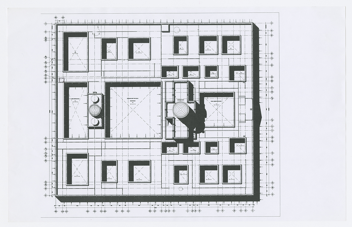 Planta de Techos. (AGP 03-200, AAM-FA/UNAM)