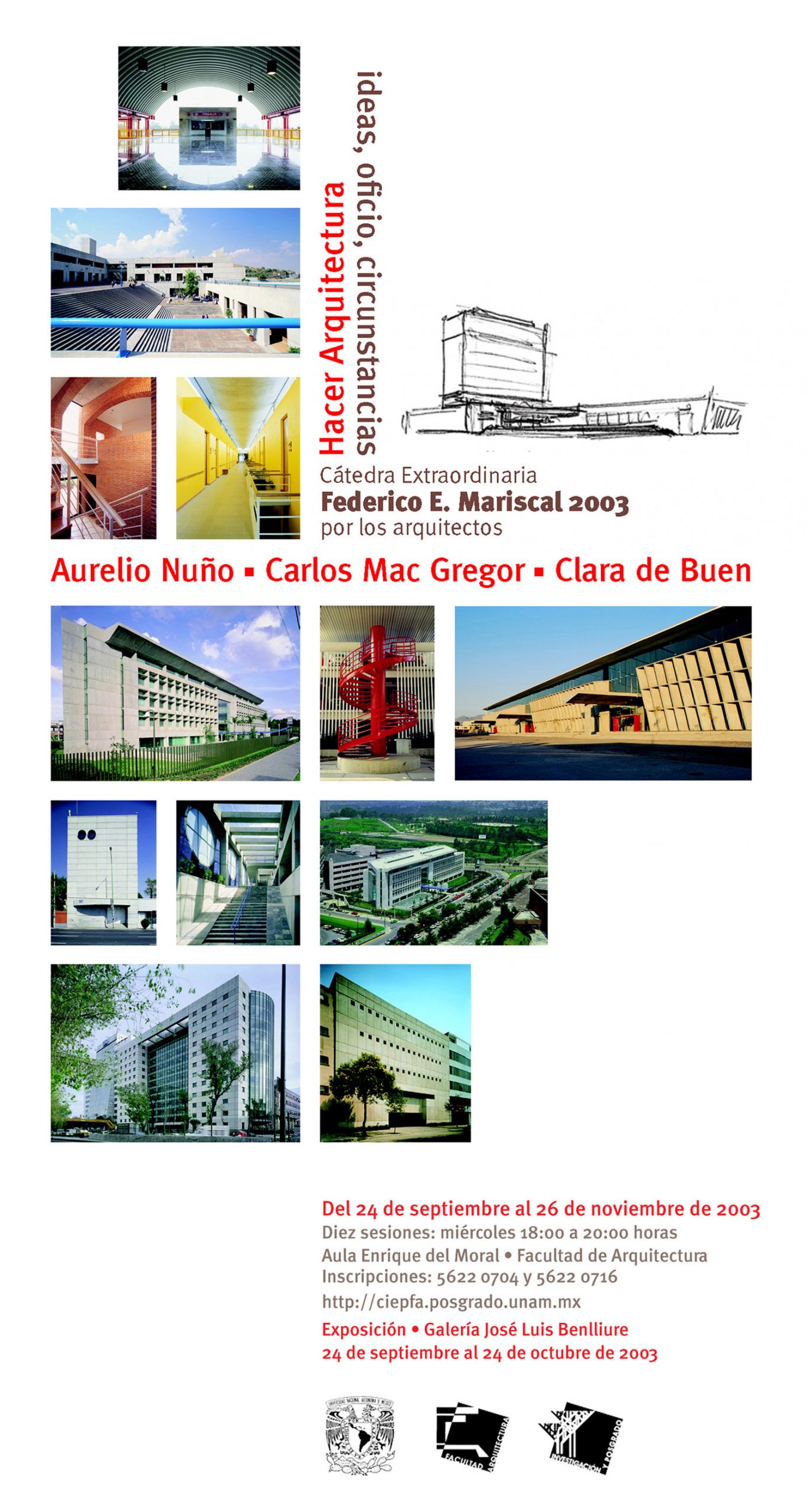  Arq. Aurelio Nuño, Arq. Carlos Mac Gregor y Arq. Clara de Buen (Nuño-Mac Gregor-De Buen)